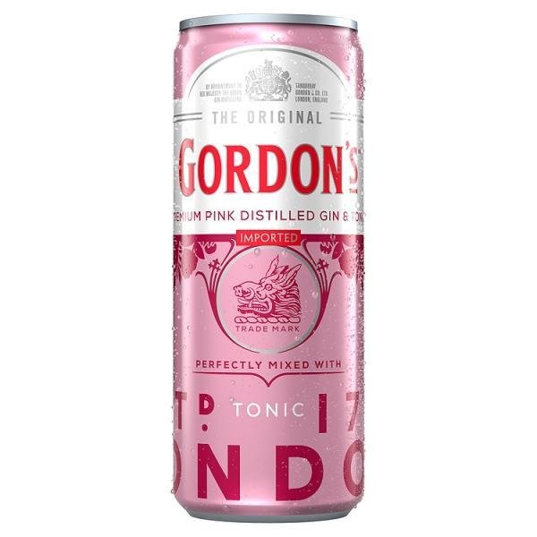 Gordon's Premium Dry Gin & Tonic 330ml Can